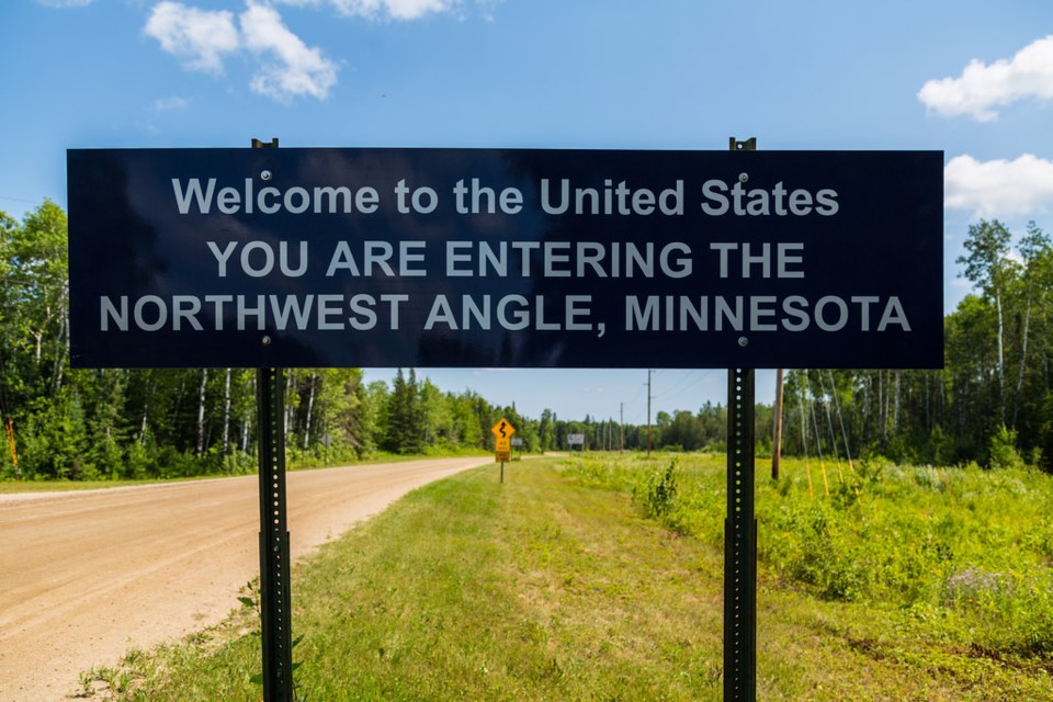Northwest Angle sign two