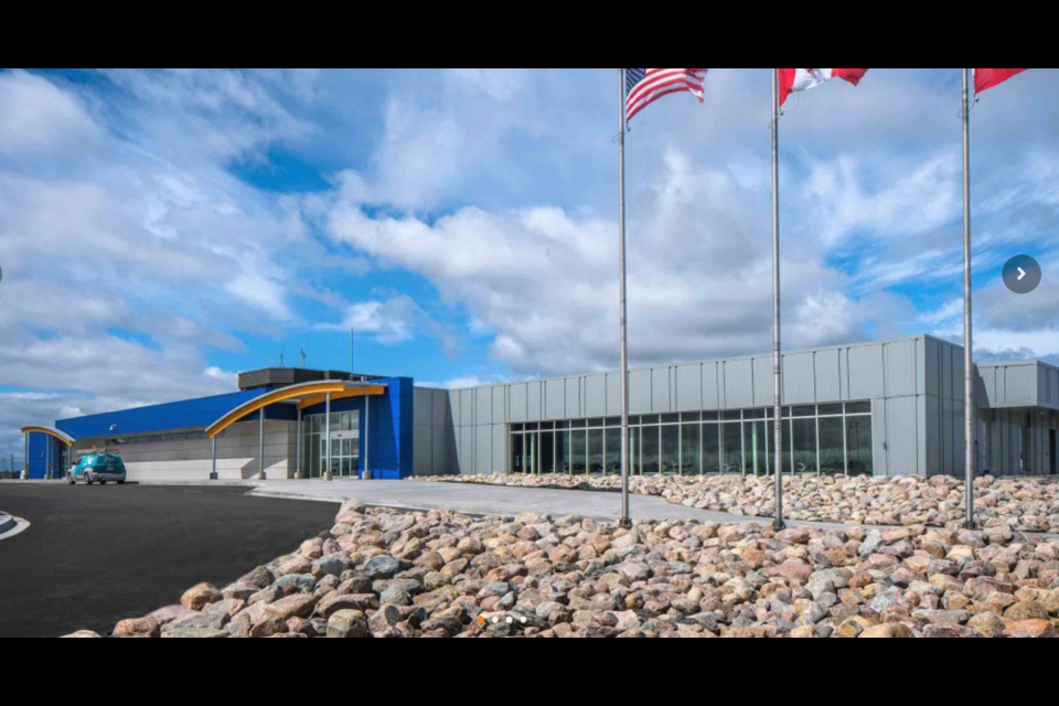 The exterior of the upgraded Sioux Lookout Airport terminal (Stantec photo)