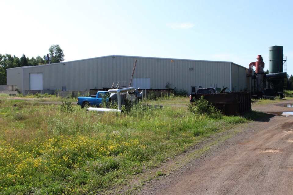 The Oliver Paipoonge manufacturing plant has been deserted since a Global Sticks ended its operations in 2012. (Photos by Michael Charlebois, tbnewswatch)