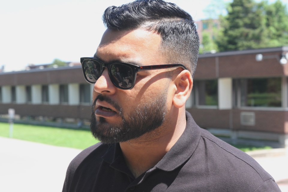 Farhan Yousaf, vice president of LUSU, is voicing his concerns over the safety of international student housing. (Michael Charlebois, tbnewswatch)