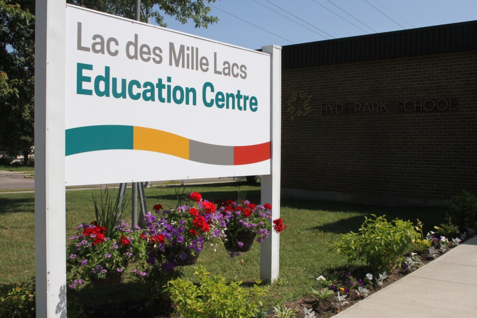 The Lac Des Mille Lacs Education Centre leased the former Hyde Park public school building in October 2018. 