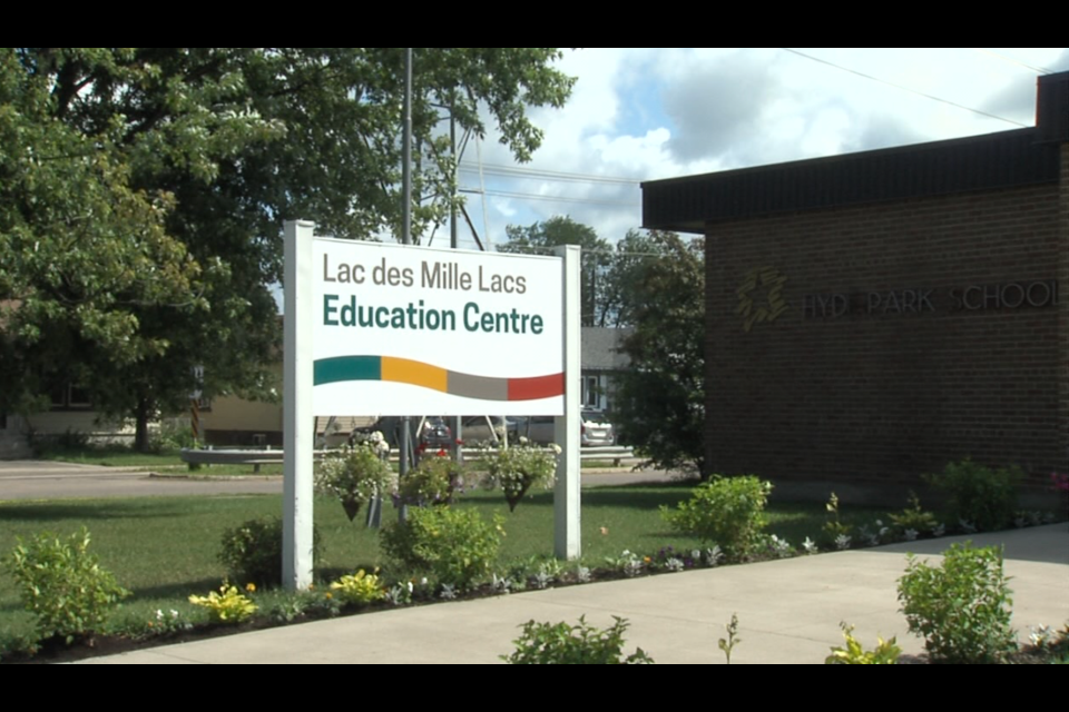 The First Nation is leasing the former Hyde Park elementary school building on Walsh St. E. (Cory Nordstrom/TBTV)