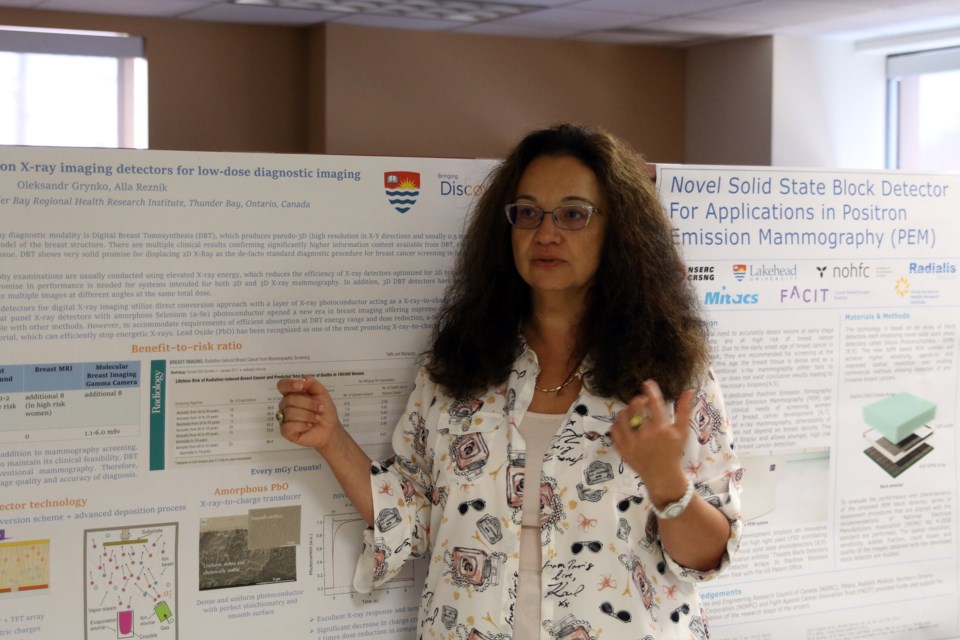 Lakehead University physics professor Alla Reznik will receive nearly $740,000 to explore a new way to diagnose prostate cancer in men. (TBnewswatch file photo)