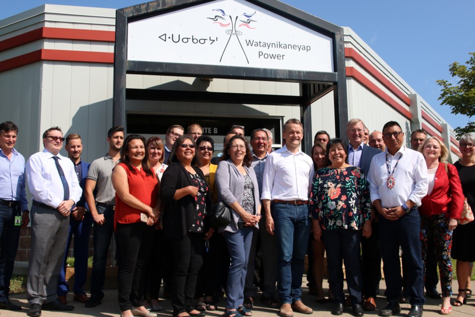 The Northern Ontario Grid Connection Project will connect 17 First Nation communities to the Ontario energy grid by 2023. (Photos by Doug Diaczuk - Tbnewswatch.com). 