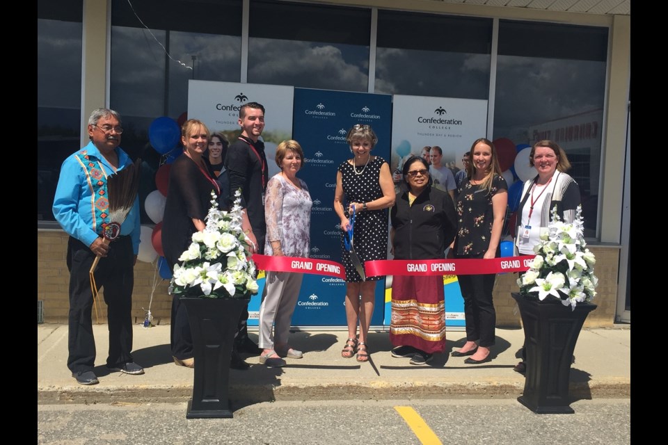 College President Kathleen Lynch cut the ribbon at the grand opening of the Northshore Campus on June 19, 2019 (submitted photo)