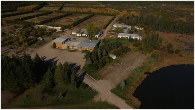 The Goliath Gold Project office is located near Wabigoon, east of Dryden (Treasury Metals Inc. photo)