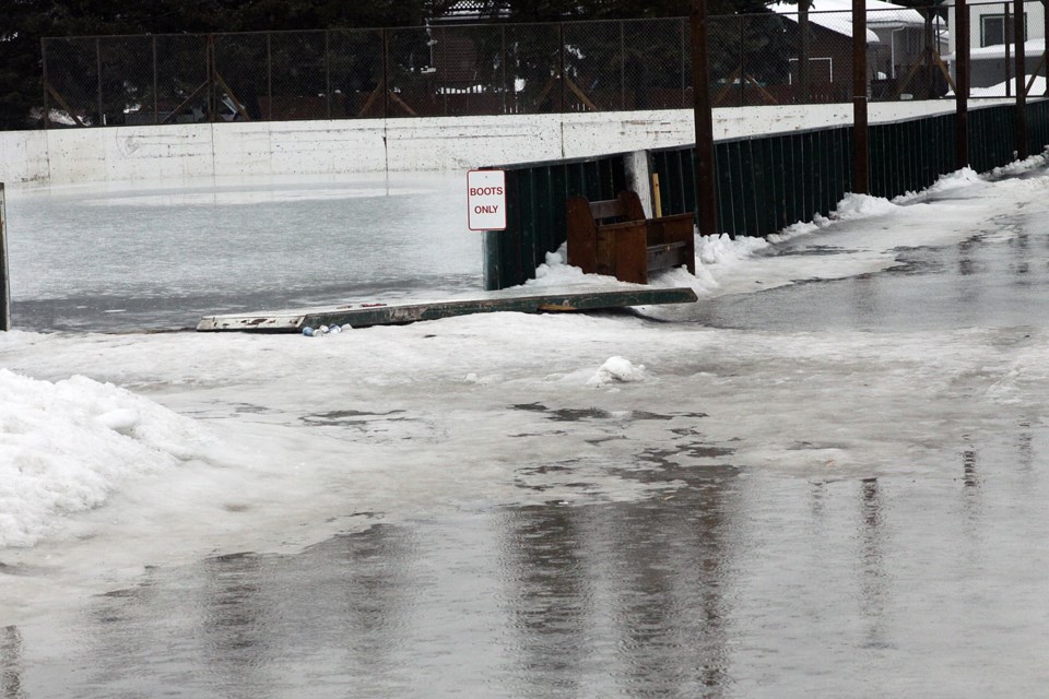 Melted rink