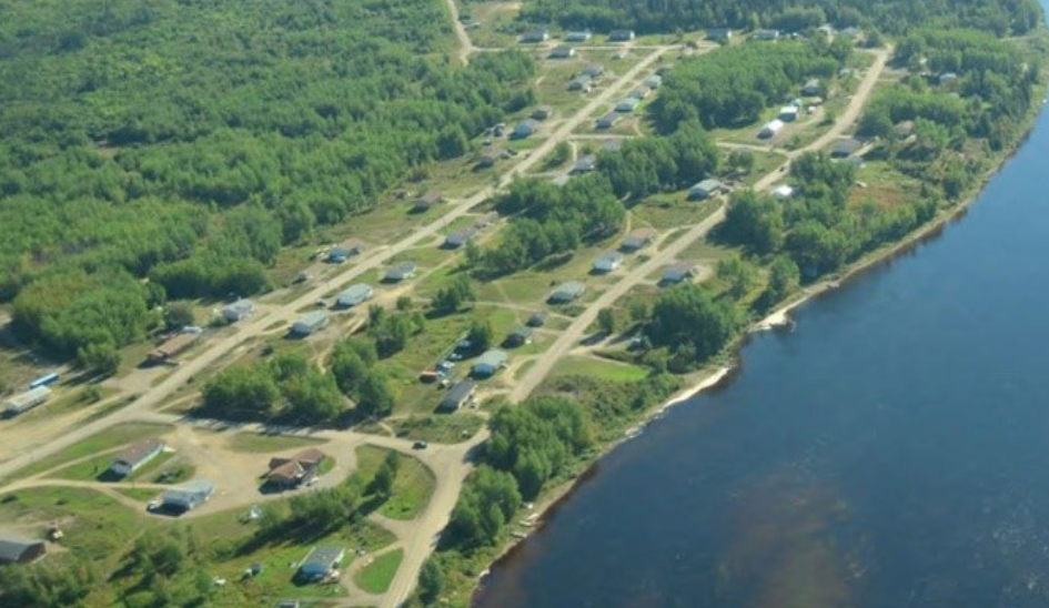 Marten Falls First Nation aerial