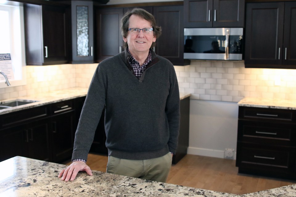 Fort William Rotary House Lottery chair Dave Knutson on Wednesday, March 6, 2019 launches ticket sales for this year's draw, the grand prize a 1,790 square-foot cab-over style home on Dogwood Crescent. (Leith Dunick, tbnewswatch.com)