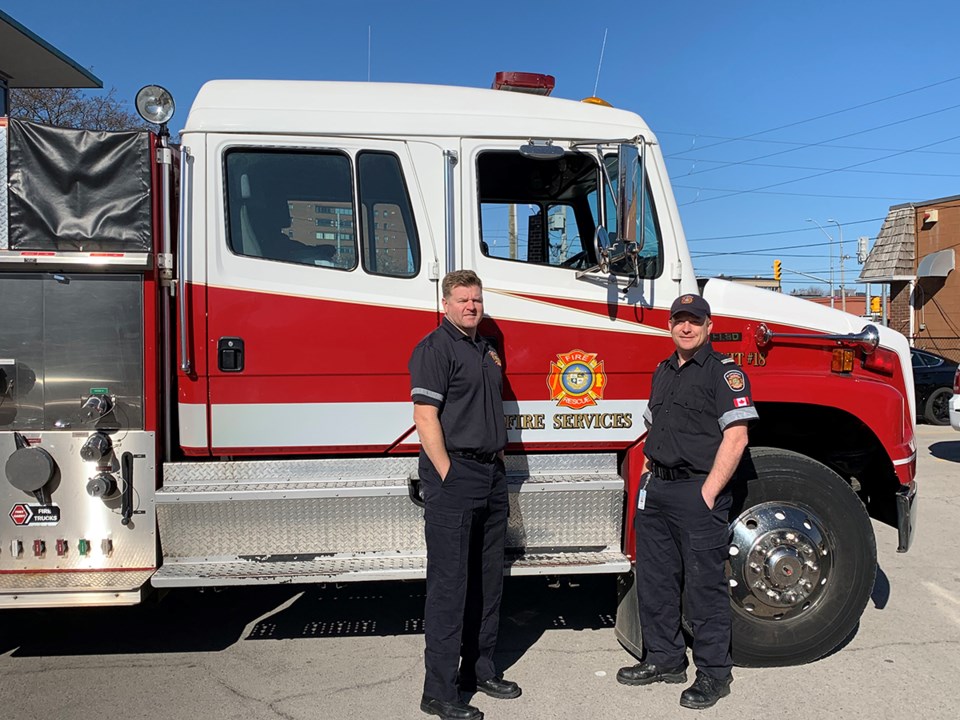 St. Catharines fire truck three