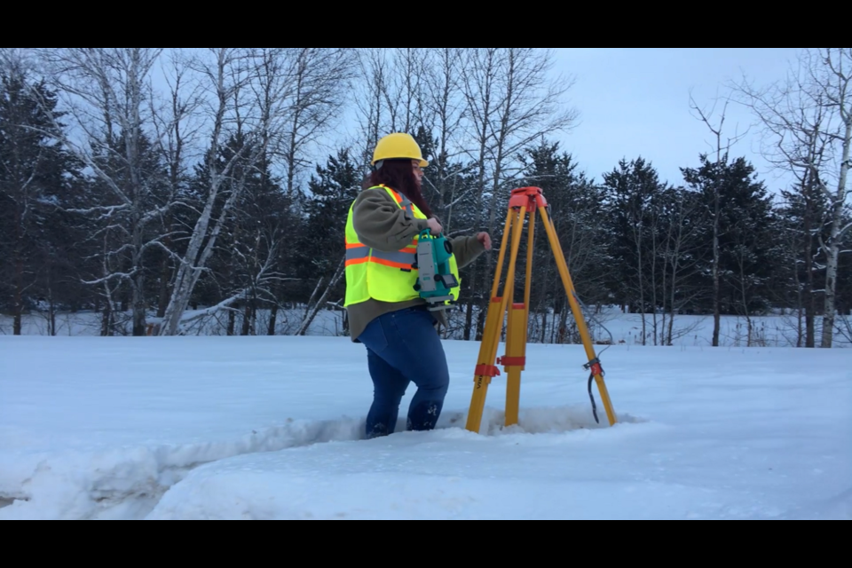 Brooklyn Patey, second-year Civil Engineering Technology student. (Photo courtesy of Confederation College)