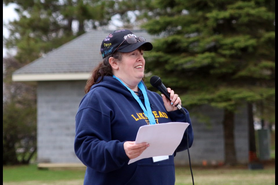 Annual Walk to Make Cystic Fibrosis History walk coordinator, Karen Danelisky.