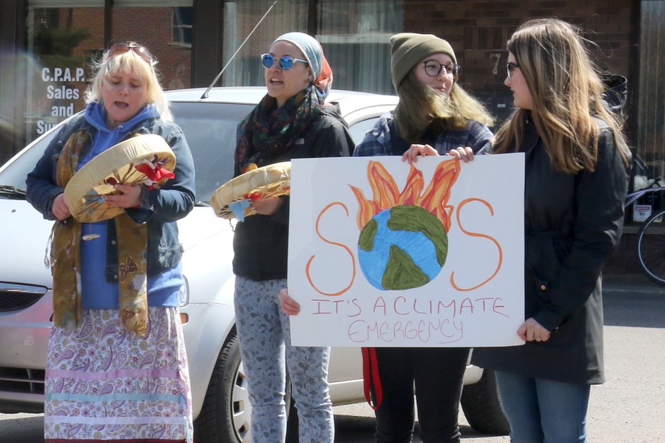 Climate Rally at Hajdu Office