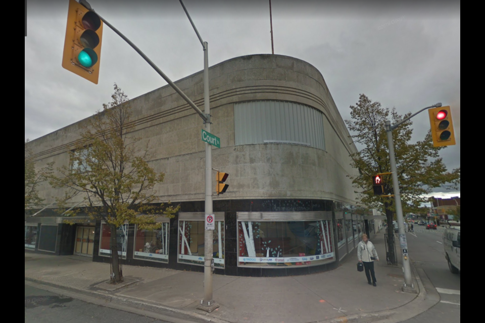 The former Eaton's department store was closed in 1997 (Google Street View)