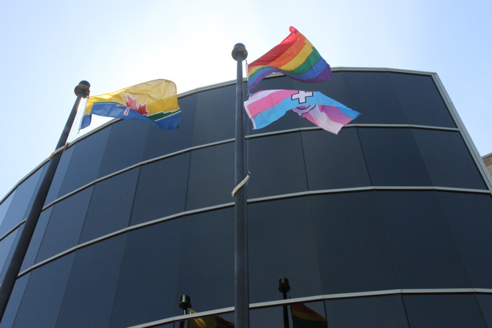 Pride flag-raising 2