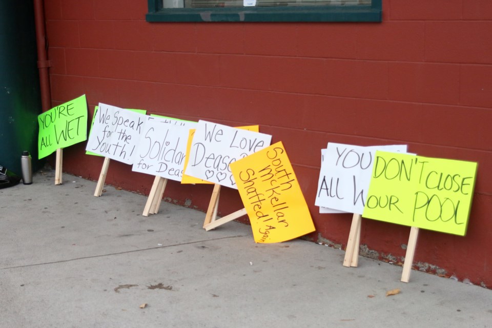 Council voted last December to close the pool. 