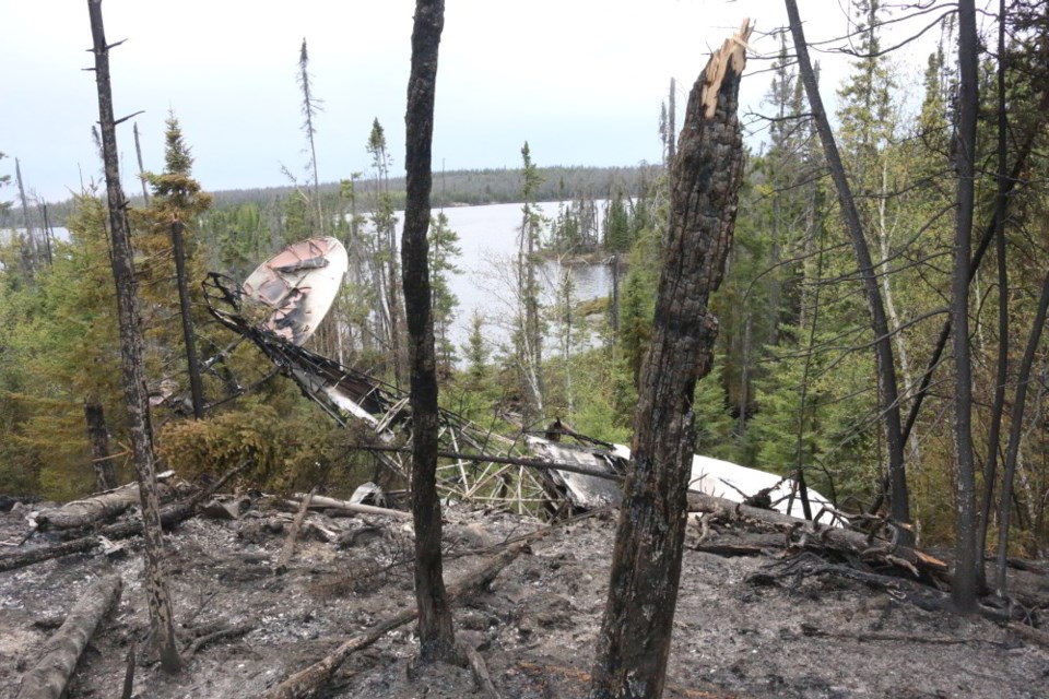 A pilot and a passenger, both from Red Lake, died in a plane crash at Domain Lake, Ontario in May 2019 (TSB Photo)