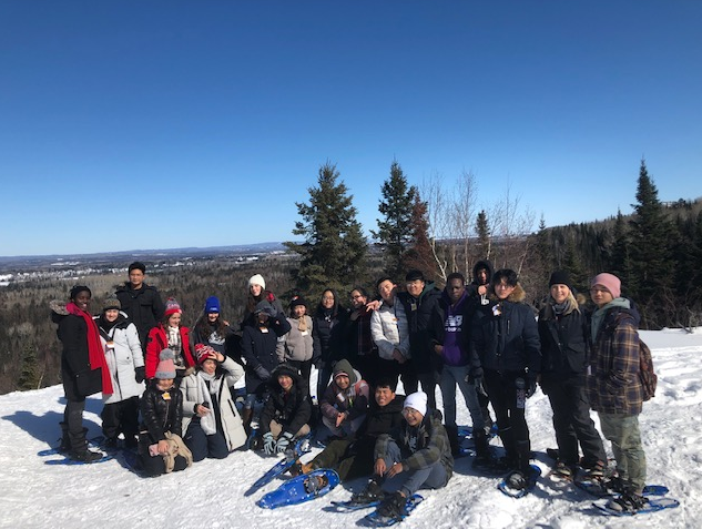 Johnson said he tries to ensure the students get a good taste of northwestern Ontario outside the classroom (LDSB photo)