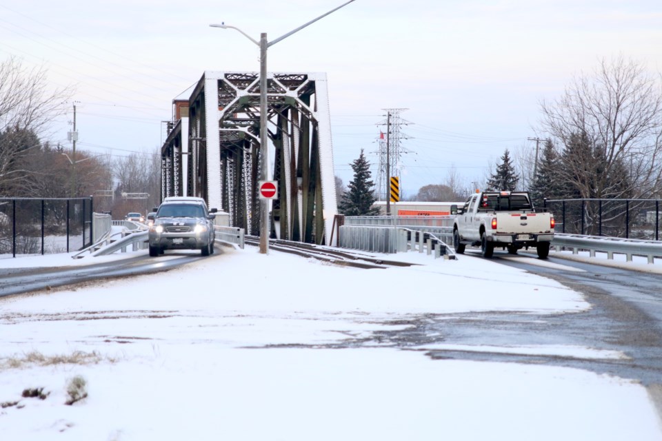 Traffic was once again flowing in both directions after the James Street Swing Bridge reopened after being closed for six years. (Photos by Doug Diaczuk - Tbnewswatch.com). 