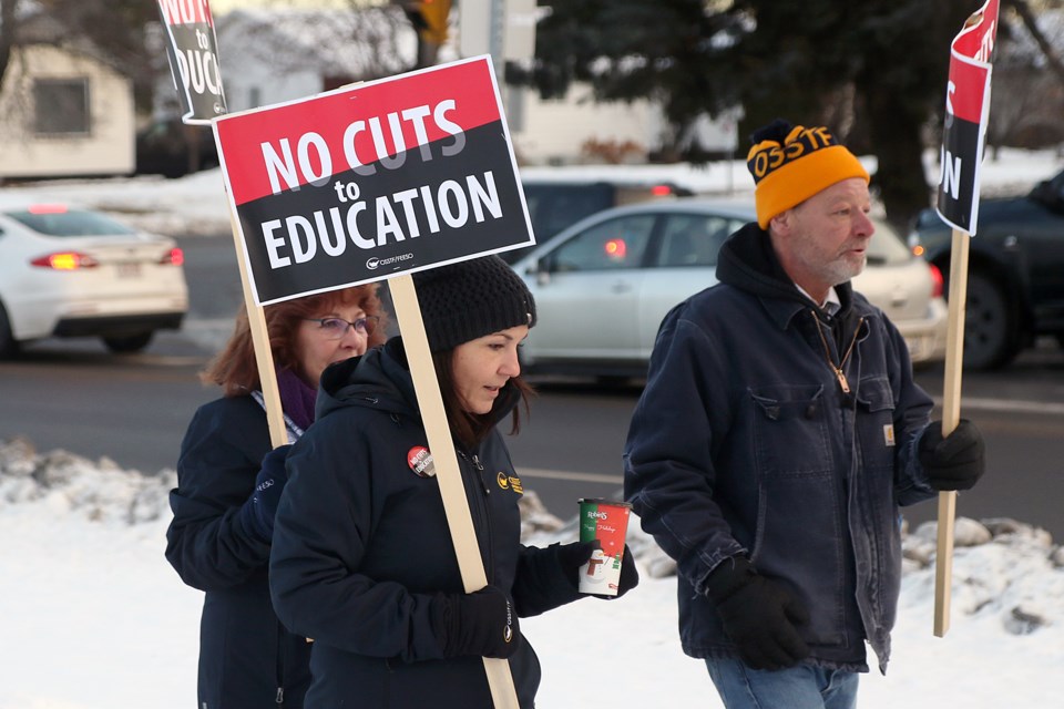 OSSTF Picket