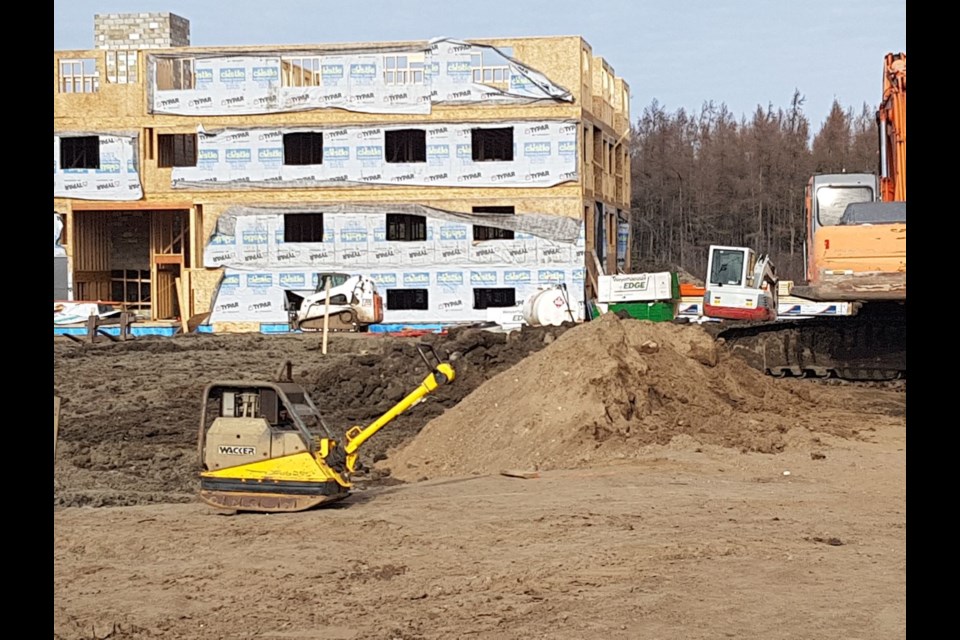 Two 28-unit apartment buildings are under construction on Weiler Boulevard (Tbnewswatch)