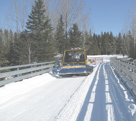 Snowmobile trail groomer Tbay