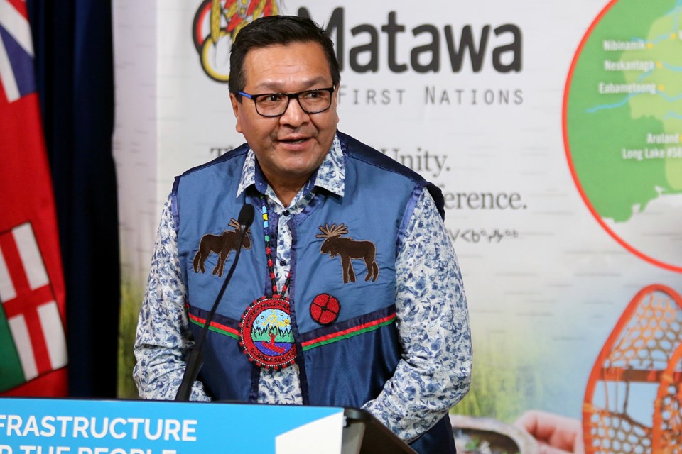 Bruce Achneepineskum is Chief of Marten Falls First Nation (TBNewswatch file)