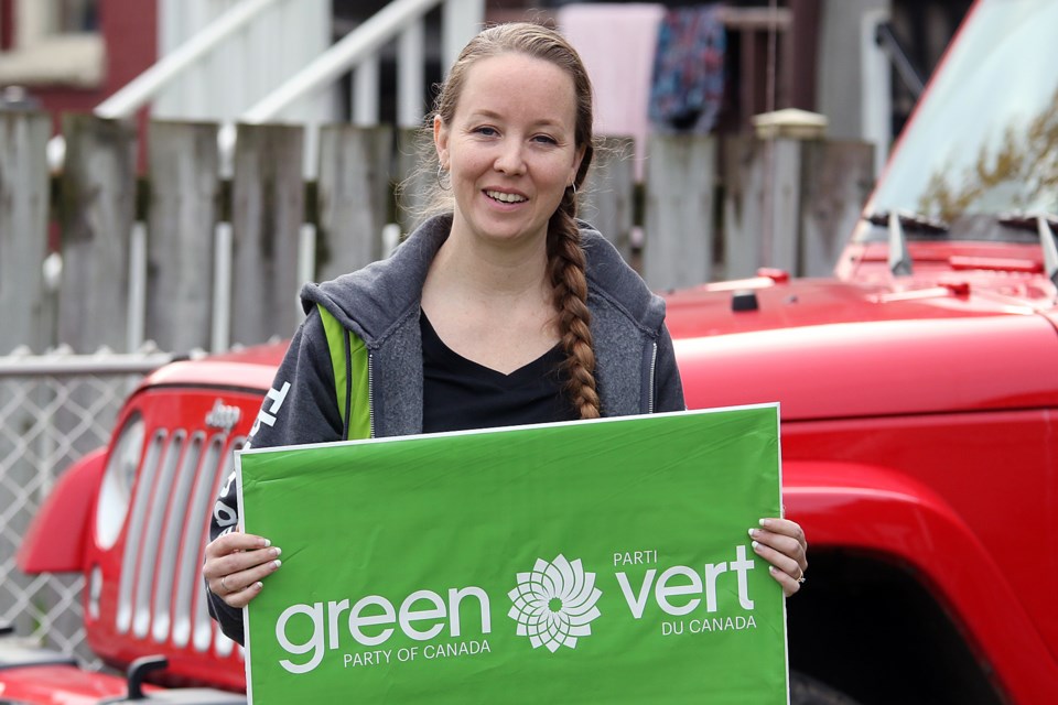 Amanda Moddejonge ran provincially for the Green Party in 2018 and is hoping to build on that momentum in the 2019 federal election in Thunder Bay-Rainy River. (Leith Dunick, tbnewswatch.com)