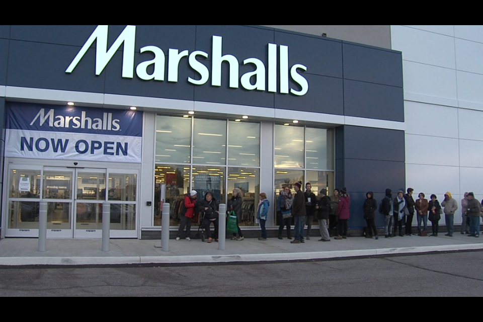 Marshalls officially opened on Tuesday, Oct. 15 at Intercity Shopping Centre (Cory Nordstrom/TBTV)