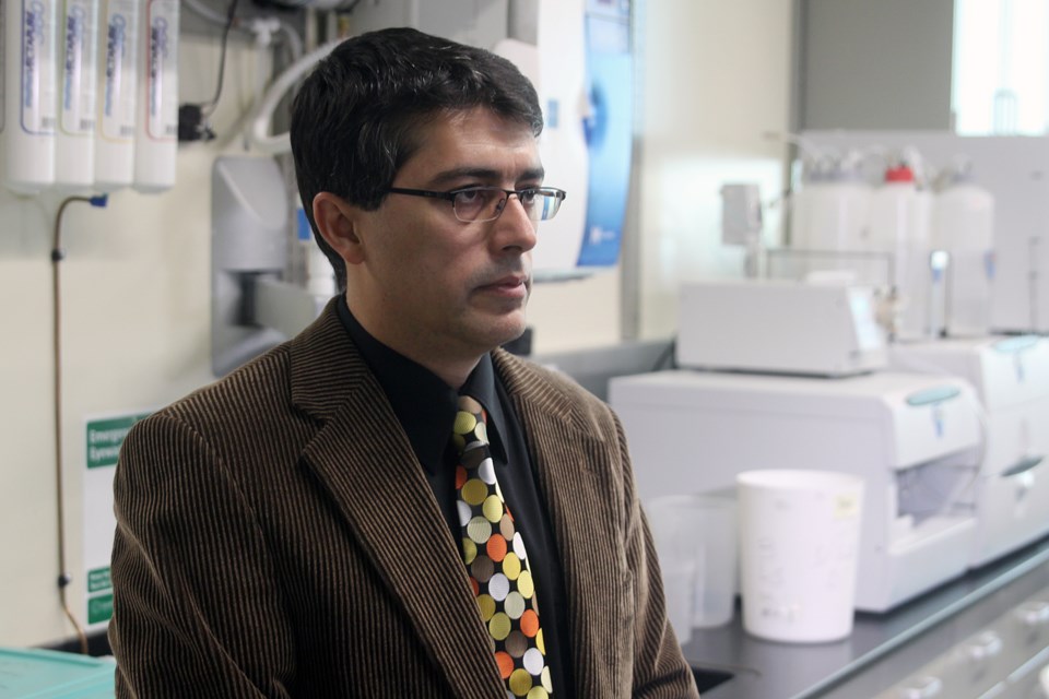 Pedram Fatehi is a Canada Research Chair in green chemicals and processes. (Matt Vis, tbnewswatch.com)