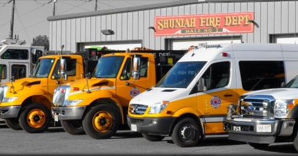 Shuniah fire trucks