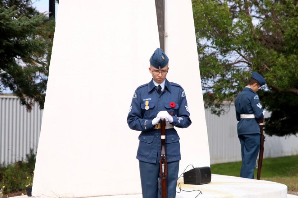 A ceremony was held on Sunday at the Thunder Bay International Airport to commemorate the Battle of Britain. (Photos by Doug Diaczuk - Tbnewswatch.com). 