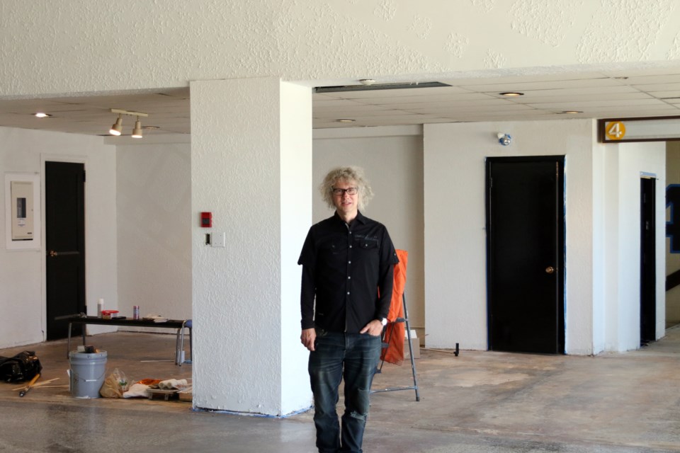 Definitely Superior Art Gallery executive artistic director, David Karasiewicz, believes the new space at the former Cumberland Cinema will allow the gallery to grow. (Photos by Doug Diaczuk - Tbnewswatch.com). 