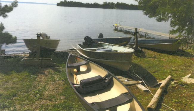 Residents of Mary Island use this boat launch on public land to get to their summer homes (Mun. of Shuniah).