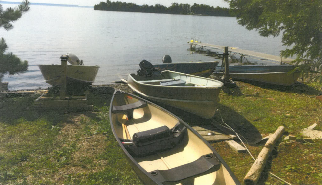 Residents of Mary Island use this boat launch on public land to get to their summer homes (Mun. of Shuniah)