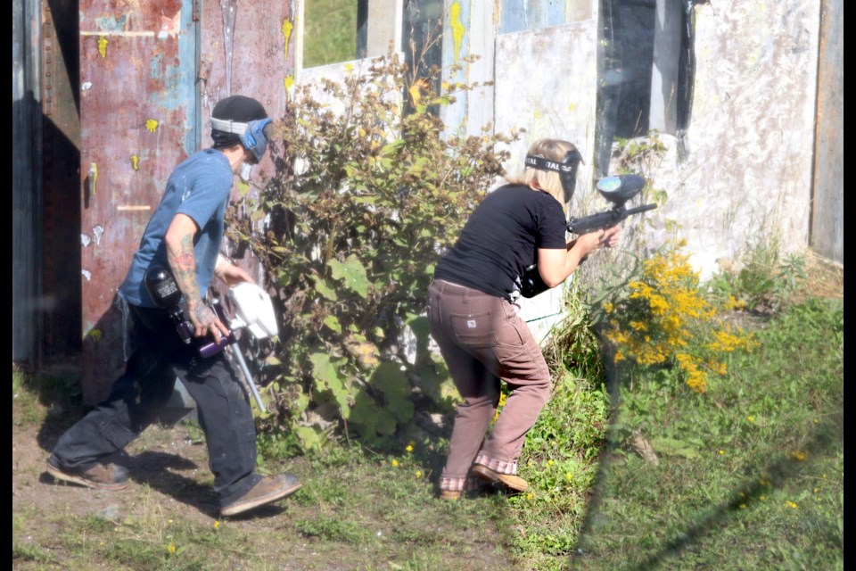 More than 60 people came out for the 11th Annual Adult and Teen Challenge Mark out Addiction Paintball Tournament on Sunday. (Photos by Doug Diaczuk - Tbnewswatch.com). 