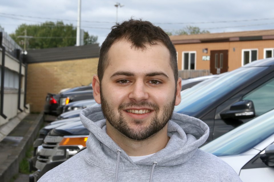 Matthew Mustapic's father Tom was diagnosed six months ago with ALS. His friends and family raised more than $42,000 in support of this year's Walk to End ALS in Thunder Bay, which took place on Saturday, Sept. 14, 2019 at Boulevard Lake. (Leith Dunick, tbnewswatch.com)