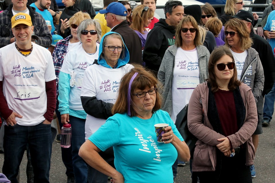 Last year 200 people took part on in the annual Walk to End ALS at Boulevard Lake. (File). 
