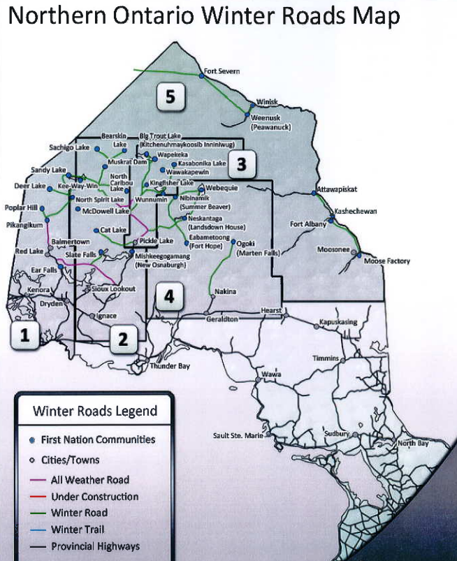 Winter road map