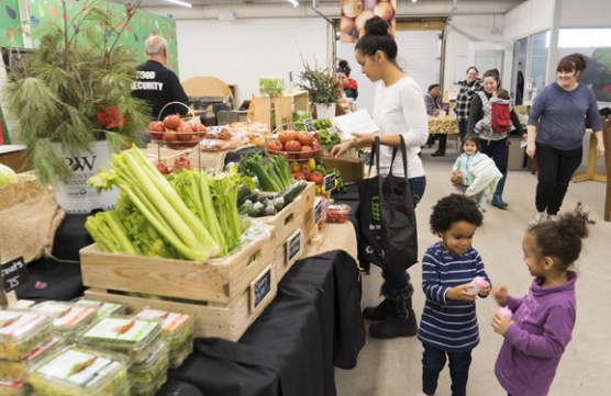 Market Greens is a Community Food Centres Canada program that increases access to fruits and vegetables through non-profit community markets and produce "prescriptions"CFCC photo)