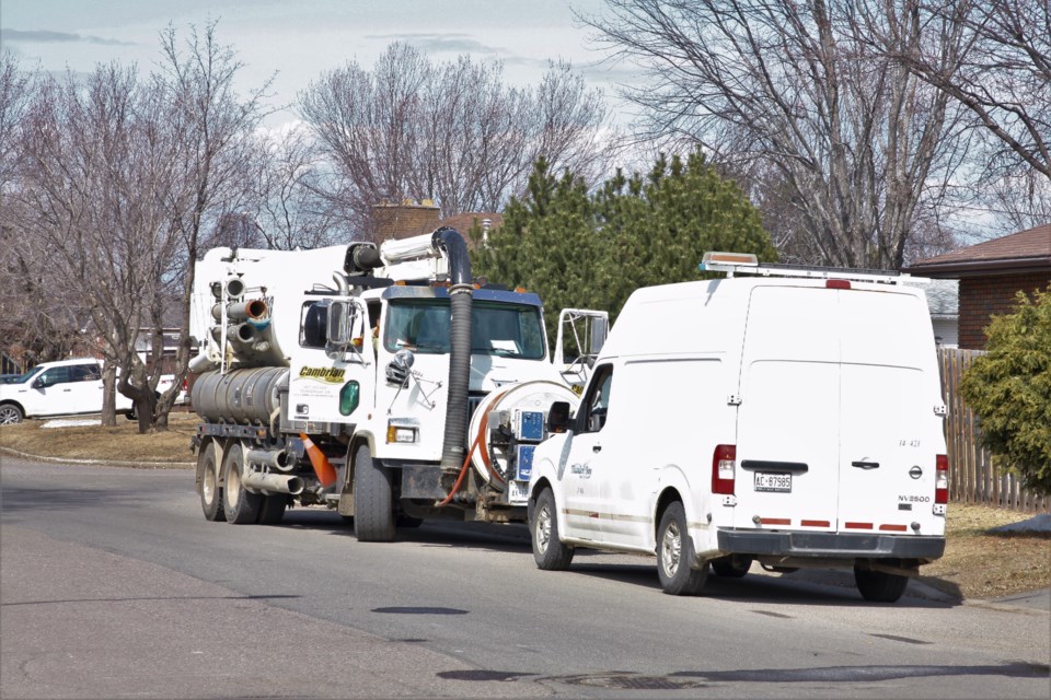 Sewer work