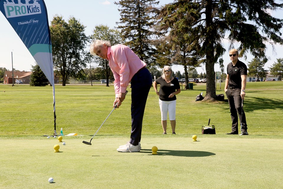 Bill Mauro Golfing