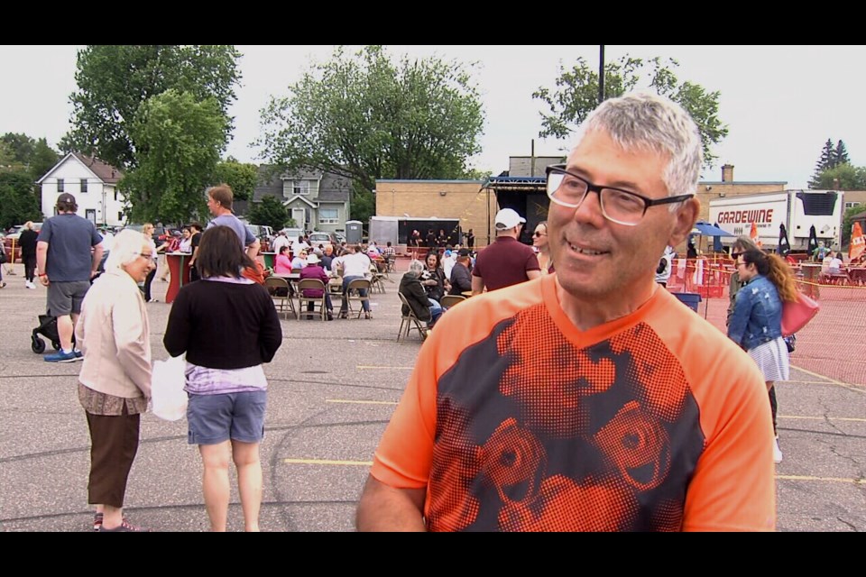 Felix Galeotafiore is an enthusiastic supporter of Festa Italiana year after year (Leigh Nunan/TBTV photos)