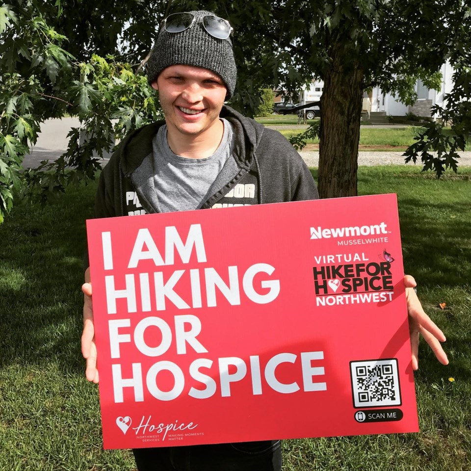 Paul with Hike sign 2020