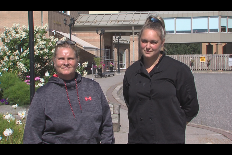 Sherry Archer (left) was nominated by Caitlyn Lesnick (right)  (Michael Mohorovich/TBTV photo)