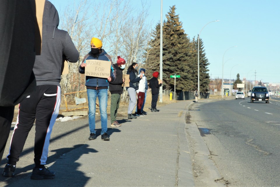It's the second local action calling attention to the issue, after a protest held in December. (Ian Kaufman, tbnewswatch.com).