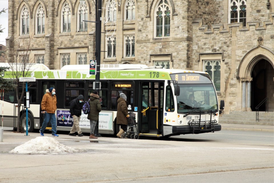 The union representing Thunder Bay Transit drivers says the city hall terminal accounts for a large portion of safety incidents. (File photo)
