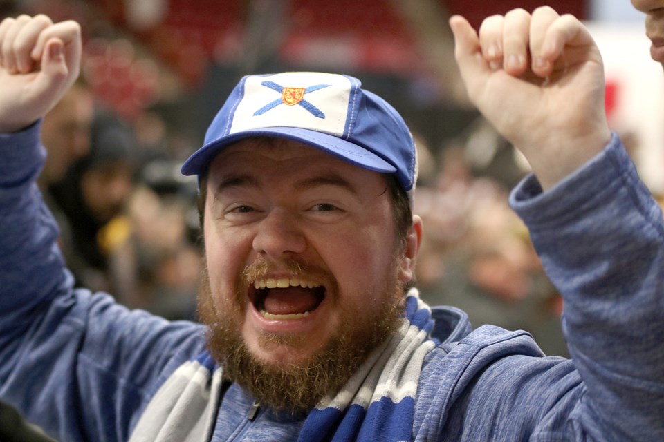 Team Nova Scotia was thrilled to be at the opening ceremonies for the 2020 Special Olympics Canada Winter Games in Thunder Bay on Tuesday, Feb. 25, 2020. (Leith Dunick, tbnewswatch.com)