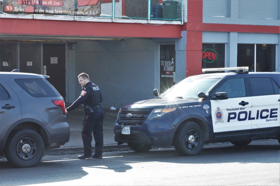 Members of the Major Crimes Unit are investigating the circumstances surrounding the woman's death. (Ian Kaufman, Tbnewswatch.com)