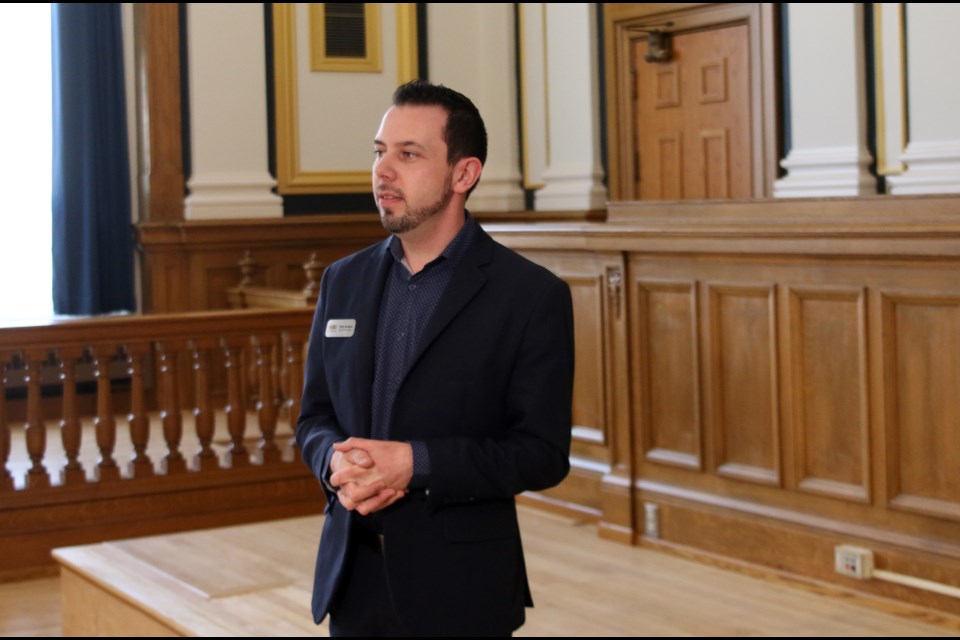 Chris Kowbuz, general manager of the Courthouse Hotel.